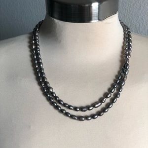 Black Pearl Necklace